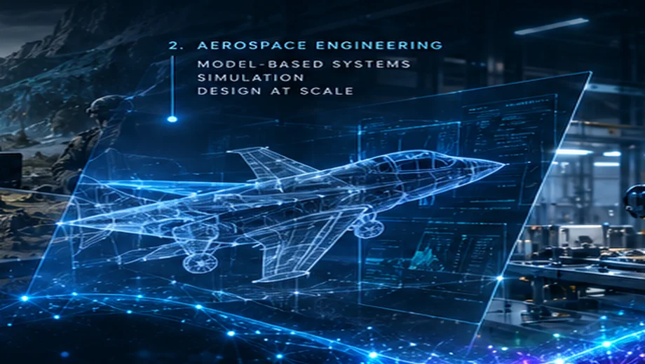 Aerospace engineering model and simulation visual